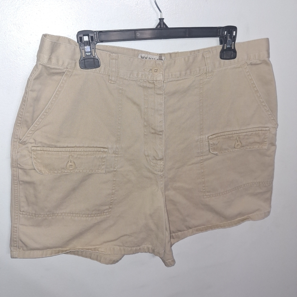 NY Khaki Shorts- W Sz 14